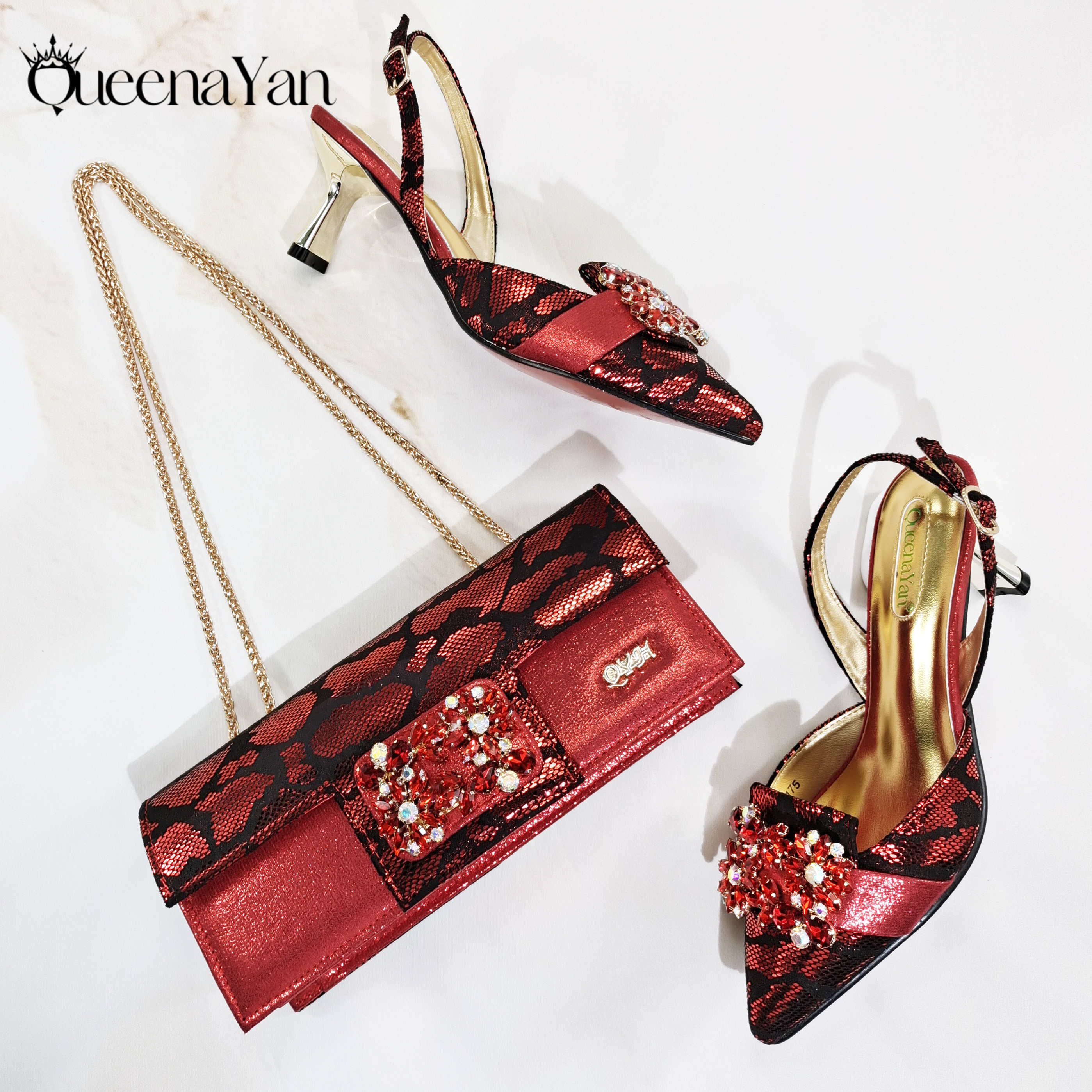 Women Bags For Wedding - 2025 Wine Colour Wedding Women High