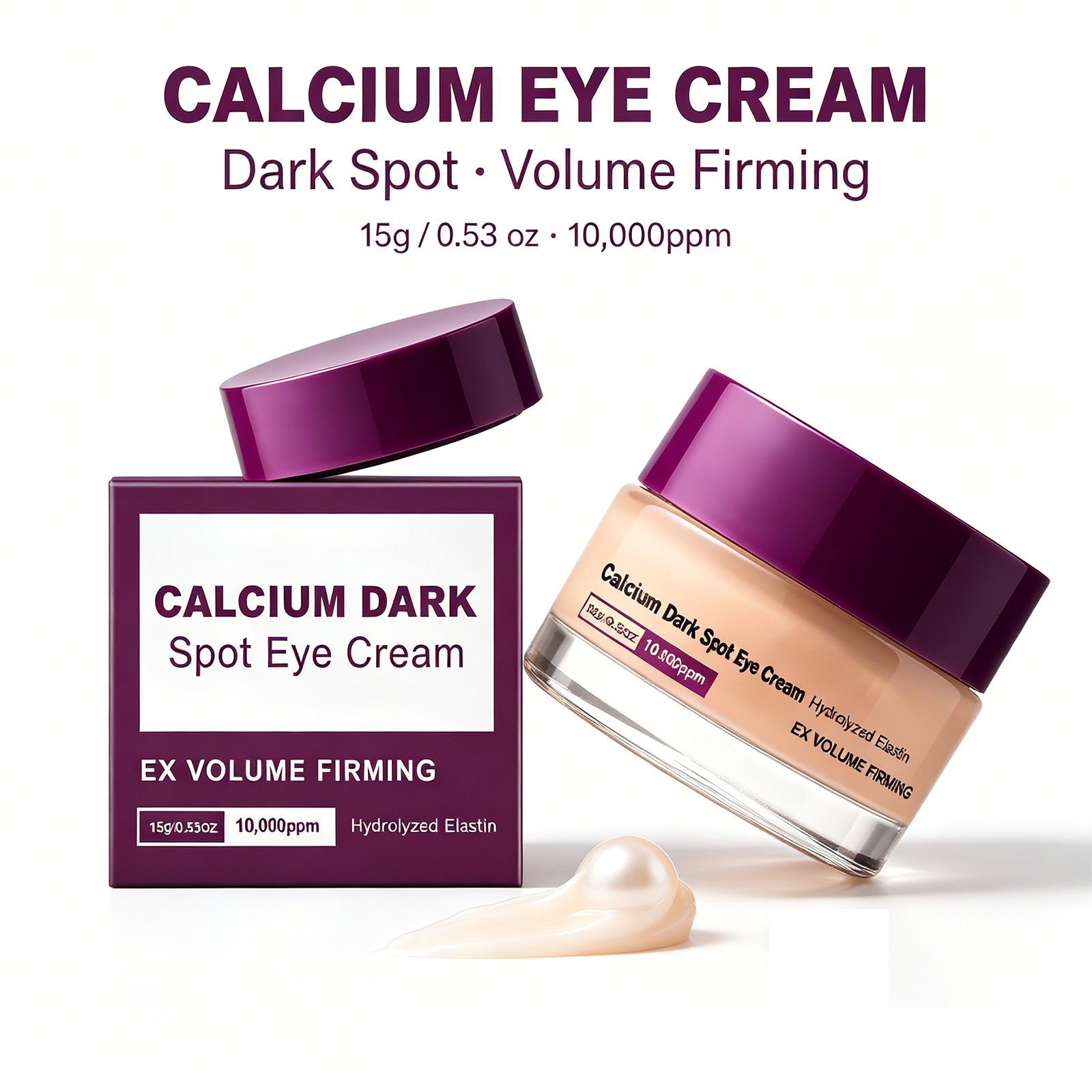 Women Bags Under Eyes - Calcium Eye Cream Dark Circle Reducer