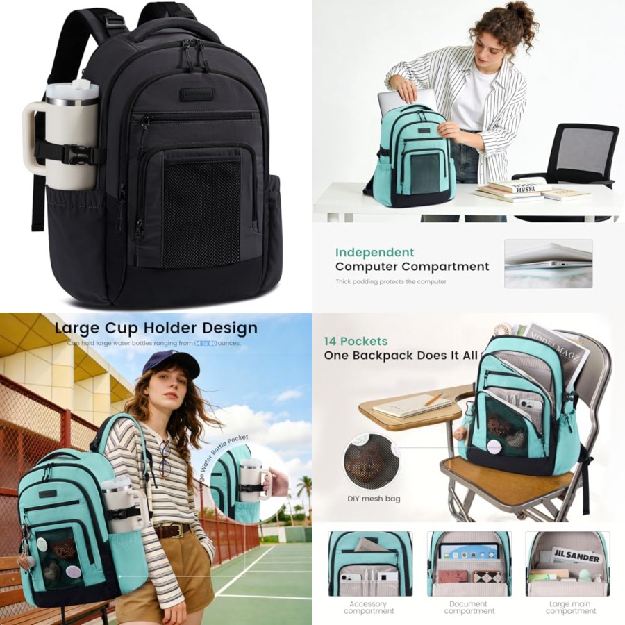 Women'S Bags For Work - Laptop Backpack for Women with Large