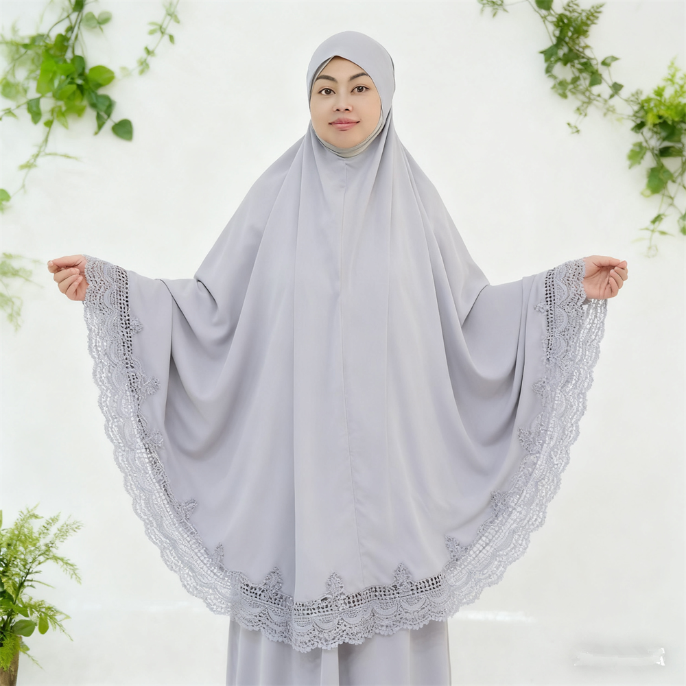 Women Bags For Eid - 4PCS Muslim Women Prayer Garment Set