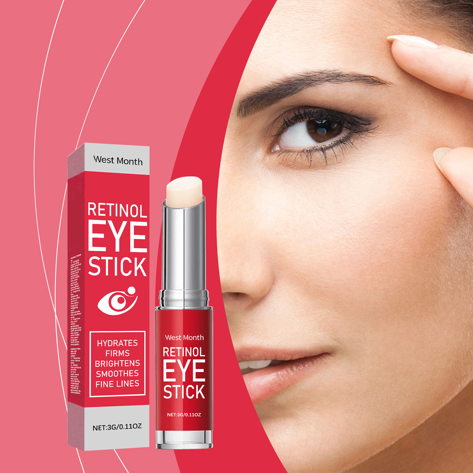 Retinol Eye Stick With Collage - Women Bags Under Eyes ulasan dan harga