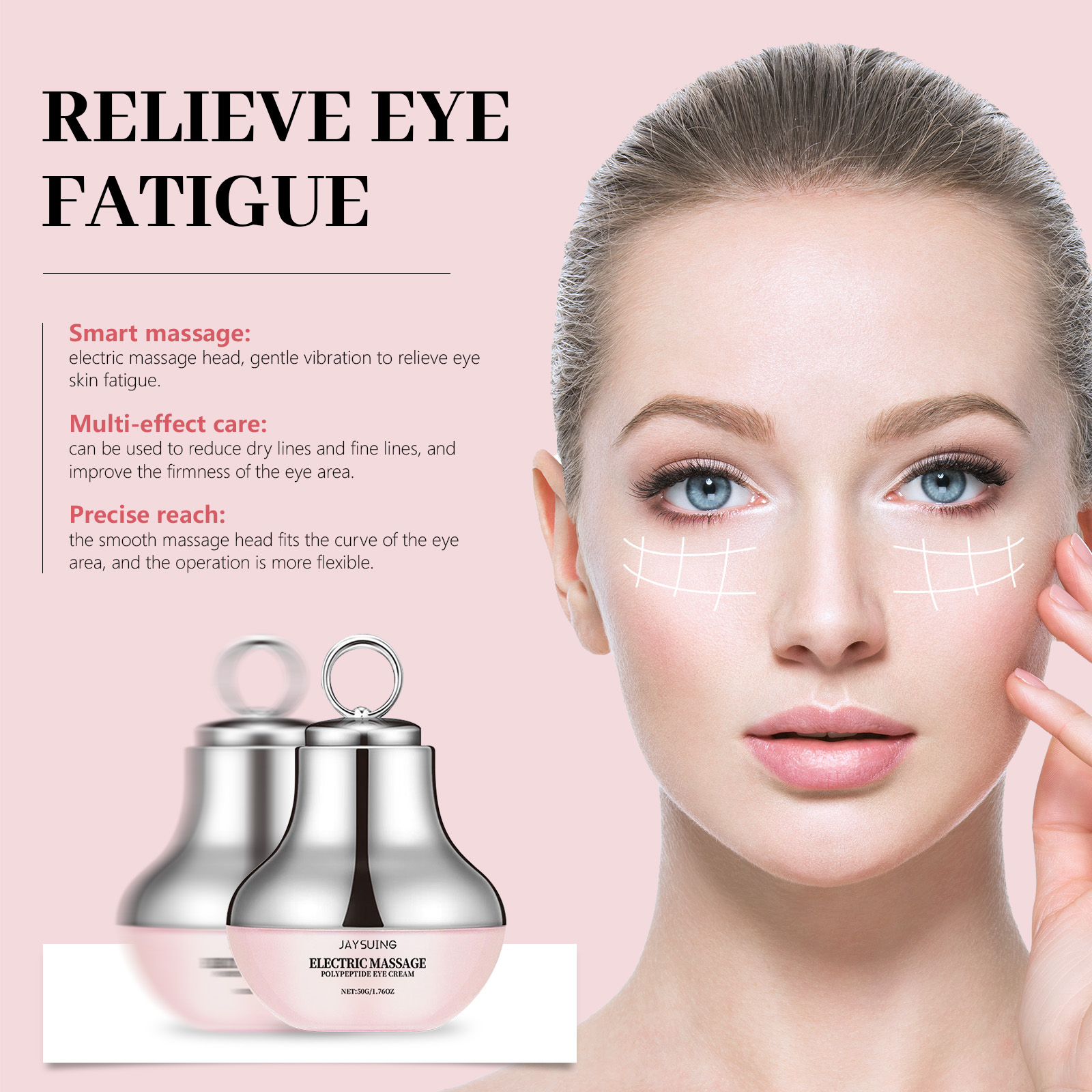 Electric Massage Eye Cream Fir - Women Bags Under Eyes ulasan dan harga