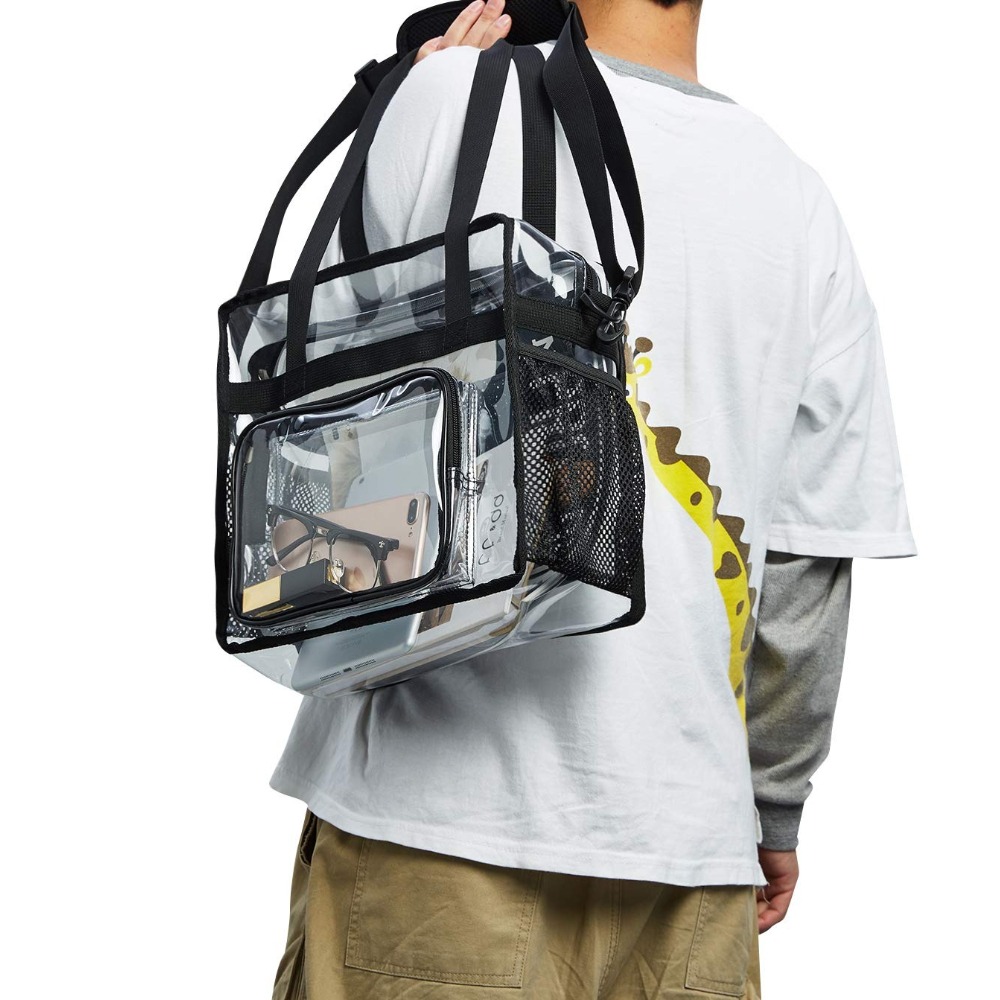 Clear Tote Bag Heavy Duty Plas - Women'S Bags For Work ulasan dan harga