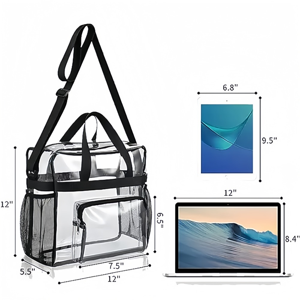 Clear Tote Bag Heavy Duty Plas - Women'S Bags For Work ulasan dan harga