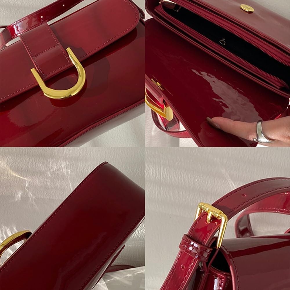 Classic PU Leather Horseshoe B - Women Bags Zara ulasan dan harga