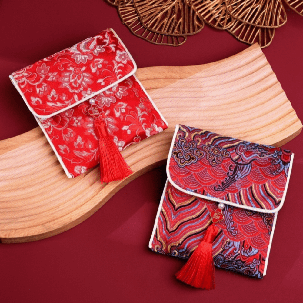 New Year Blessing Words Brocad - Women Bags For Eid ulasan dan harga