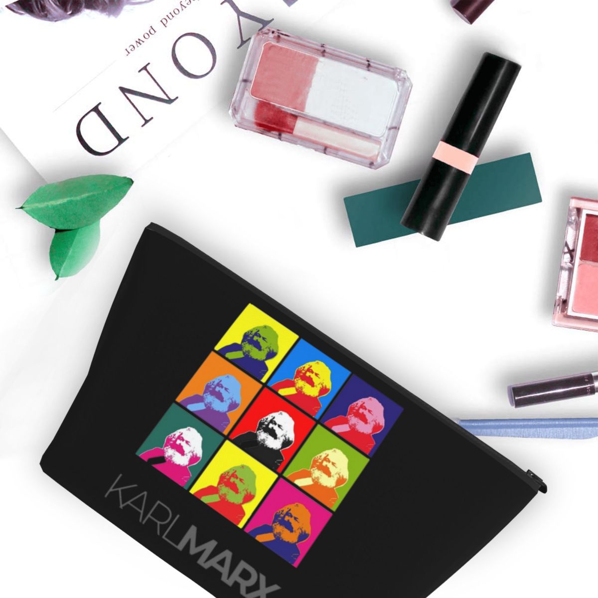 Karl Marx Makeup Bag for Women - Women'S Karl Bags ulasan dan harga