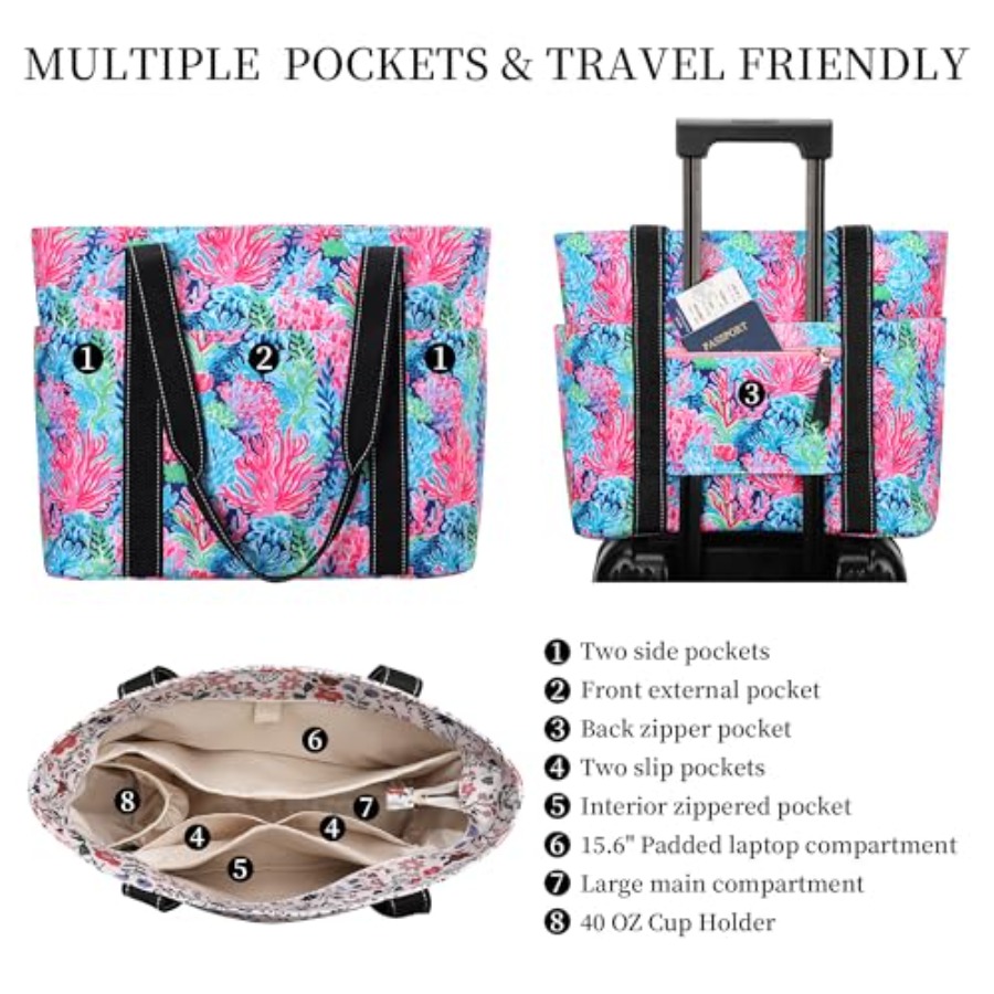 Tote Bag for Women with Laptop - Women'S Bags For Work ulasan dan harga
