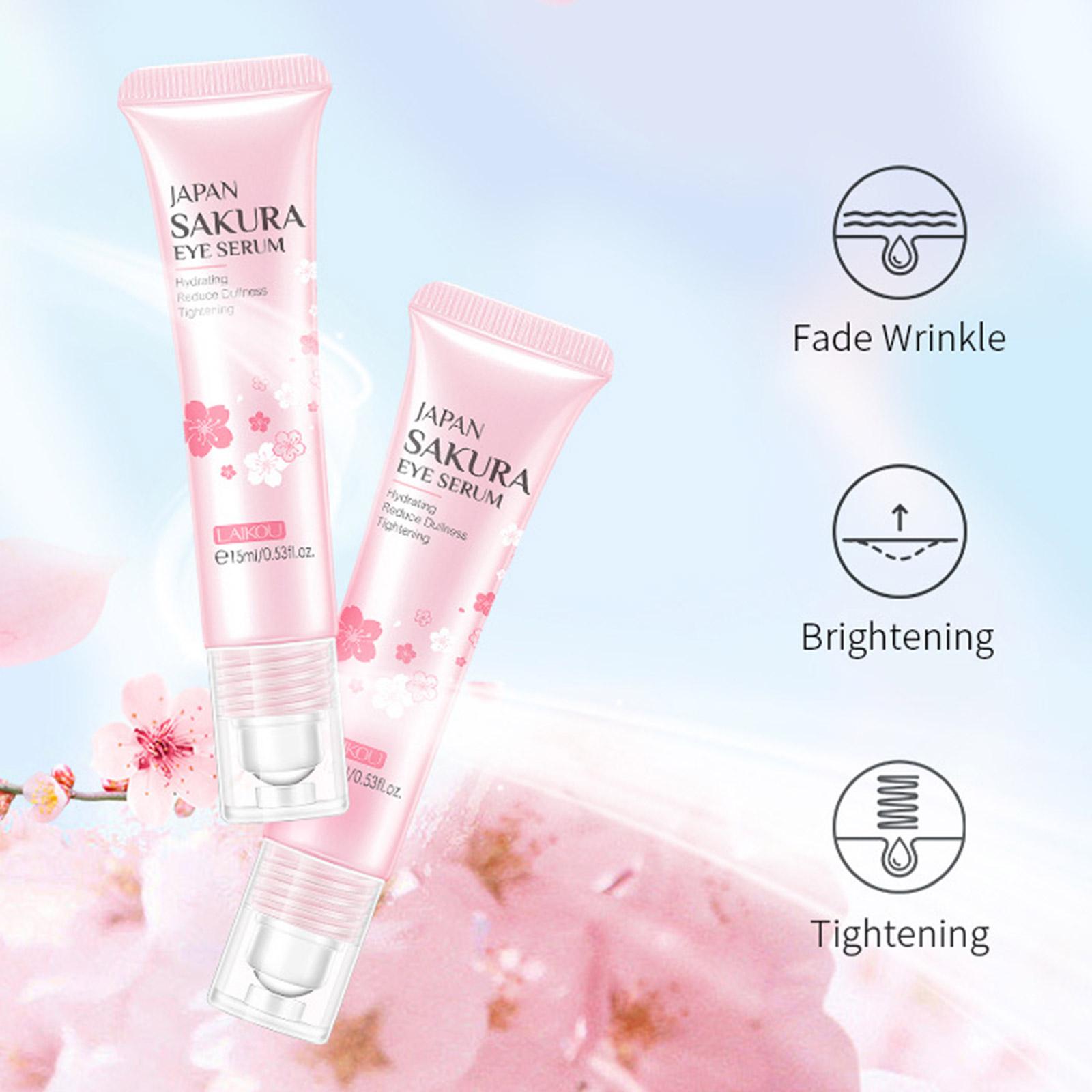 1/3/5pcs Sakura Eye Essence cr - Women Bags Under Eyes ulasan dan harga
