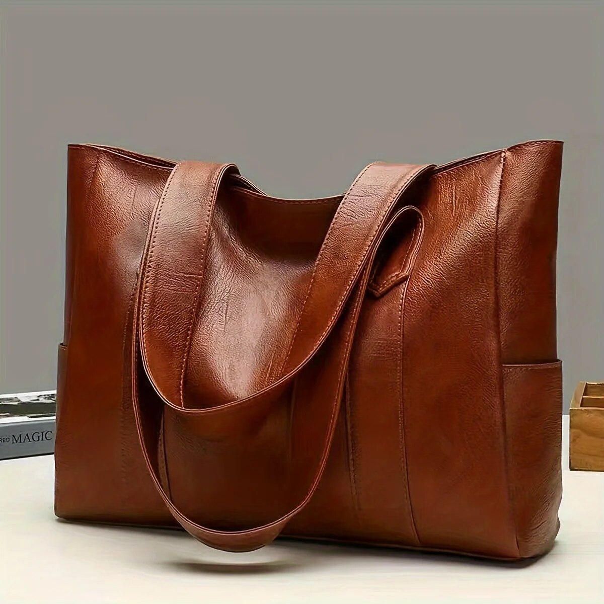 Vintage Large Capacity Tote Ba - Women Bags Zara ulasan dan harga