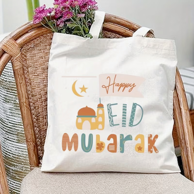 Aesthetic EID Mubarak Tote Bag - Women Bags For Eid ulasan dan harga