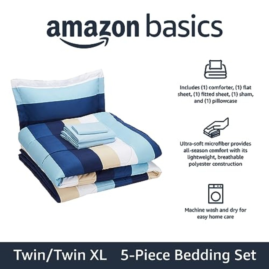 5-Piece Bedding Set with Sheet - Women'S Xl Bags ulasan dan harga