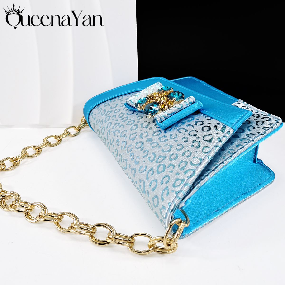 Queena Yan Light Blue Elegant  - Women Bags For Wedding ulasan dan harga