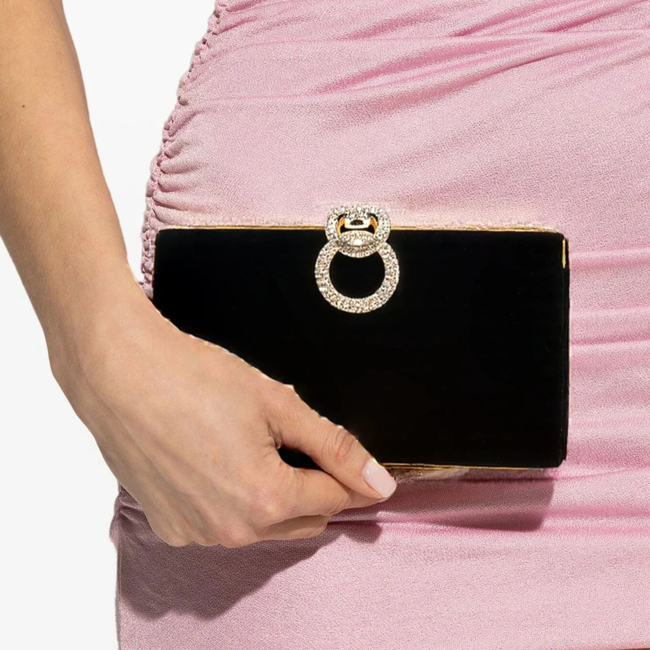 Velvet Women Evening Bags Diam - Women Bags Gold ulasan dan harga