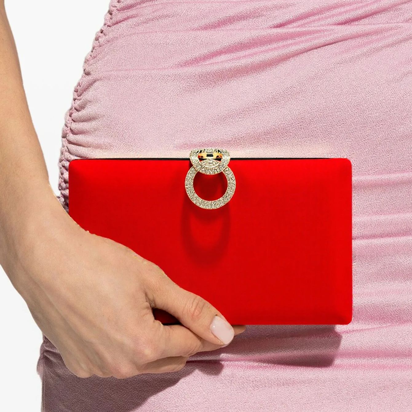 Velvet Women Evening Bags Diam - Women Bags Gold ulasan dan harga