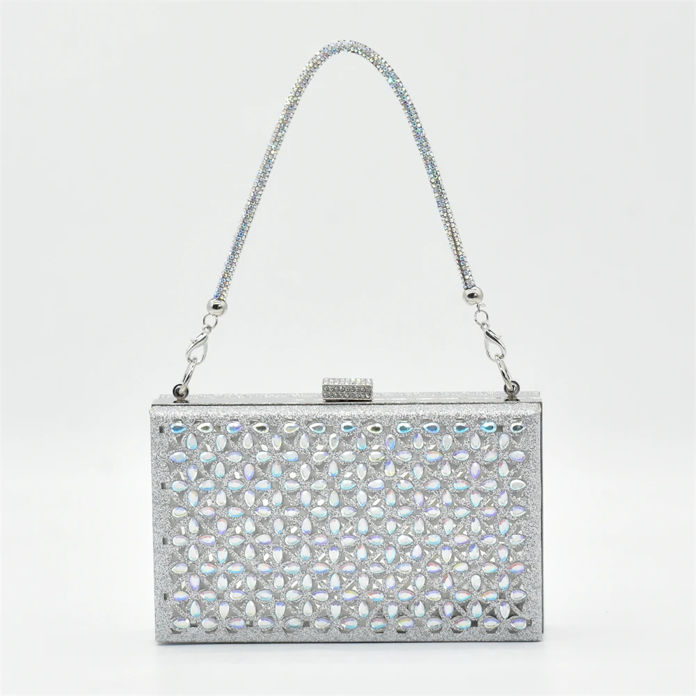 Silver Color Shoes and Bag for - Women Bags For Wedding ulasan dan harga