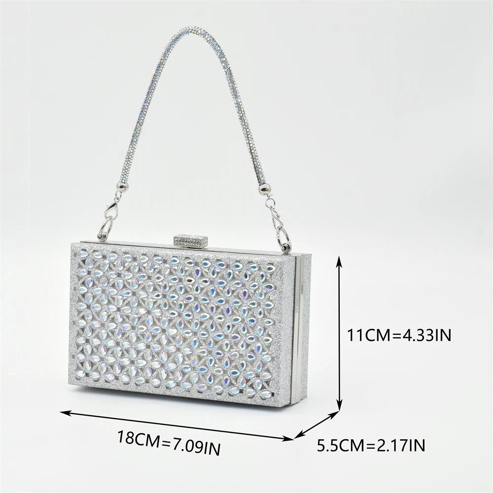 Silver Color Shoes and Bag for - Women Bags For Wedding ulasan dan harga