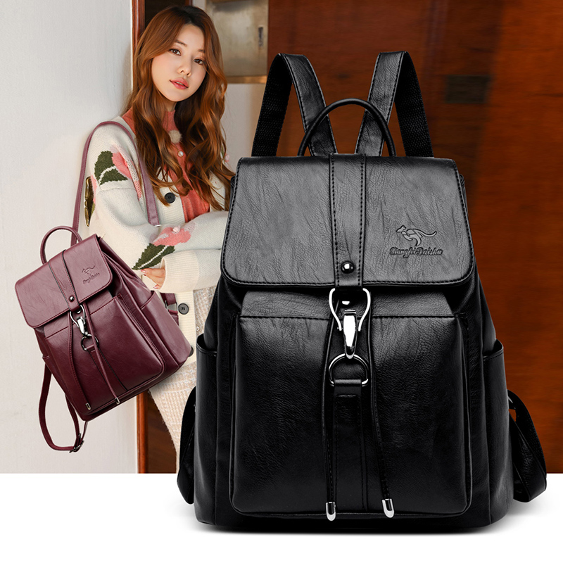 Anti Theft Backpack Women Shou - Women Bags Medium Size ulasan dan harga
