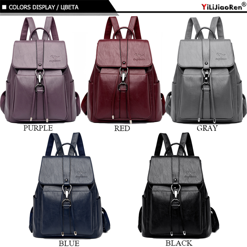Anti Theft Backpack Women Shou - Women Bags Medium Size ulasan dan harga