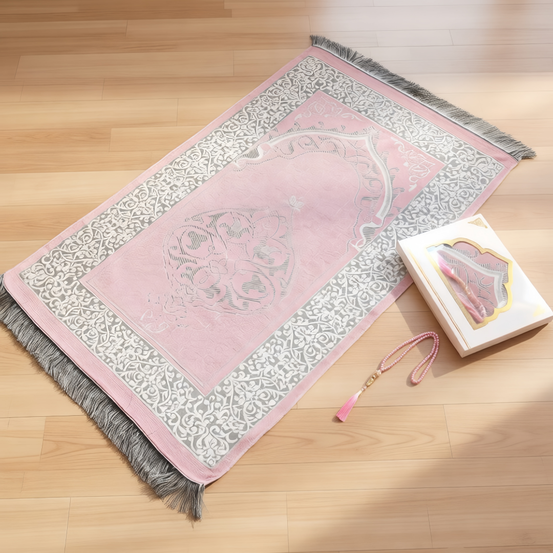 Muslim Prayer Rug with Tasbih  - Women Bags For Eid ulasan dan harga