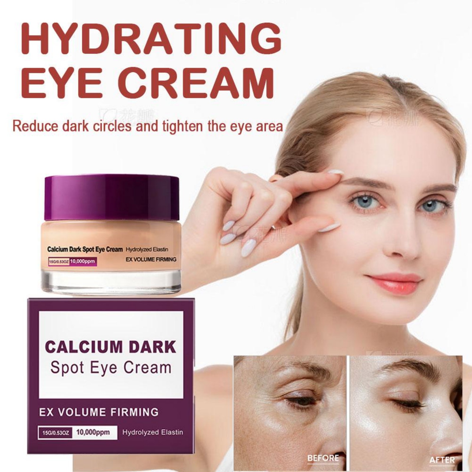 Calcium Eye Cream Dark Circle  - Women Bags Under Eyes ulasan dan harga