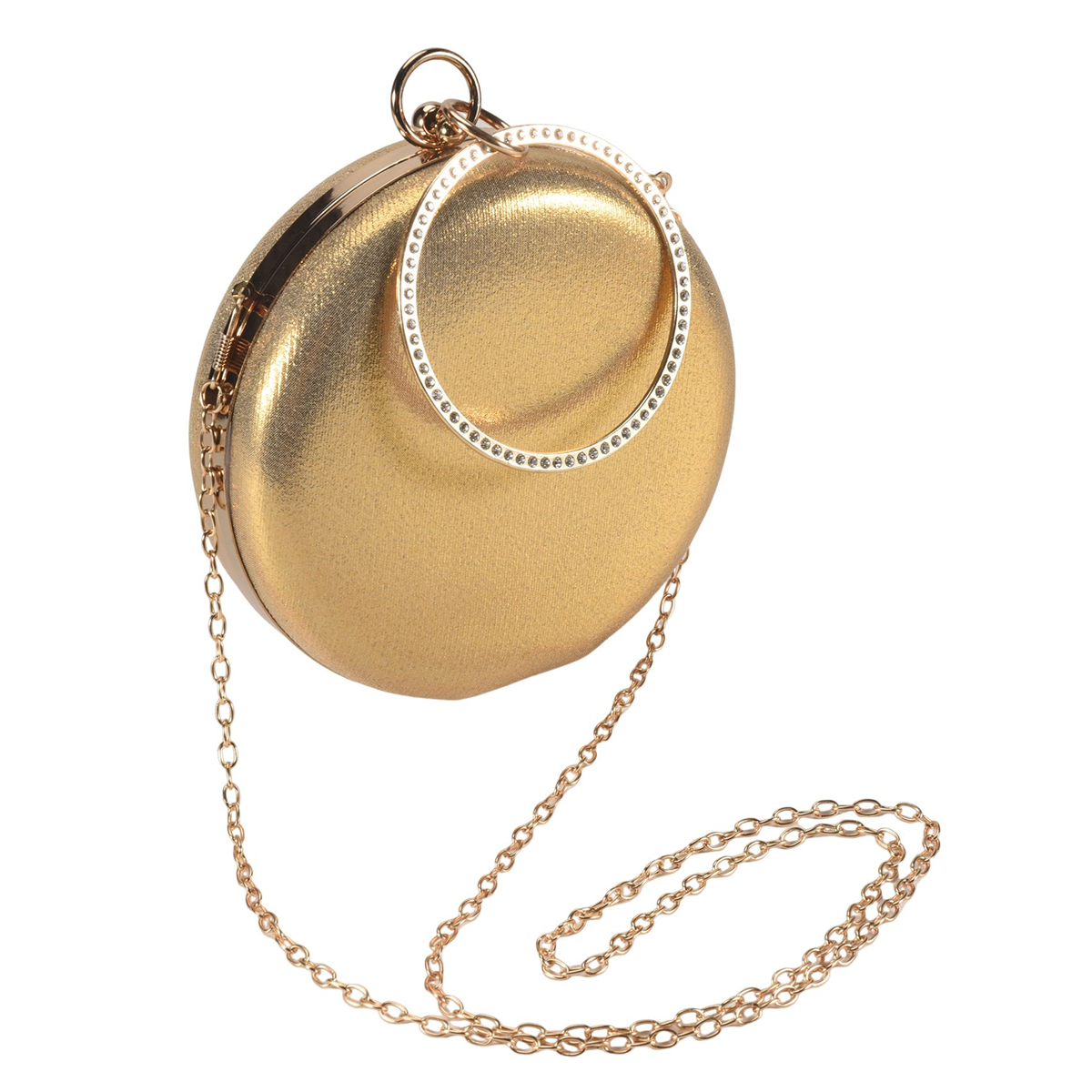 ABQR Round Shaped Women Evenin - Women Bags Gold ulasan dan harga