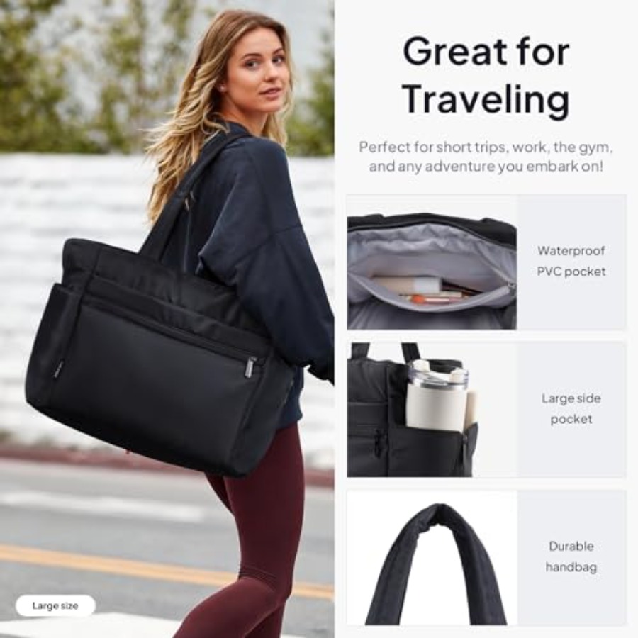 TOPEAST Tote Bag for Women Puf - Women'S Bags For Work ulasan dan harga