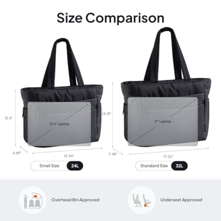 TOPEAST Tote Bag for Women Puf - Women'S Bags For Work ulasan dan harga