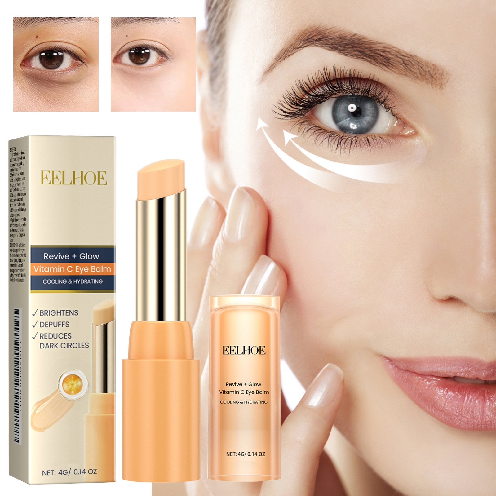 Eye Stick Vitamin C Fading Eye - Women Bags Under Eyes ulasan dan harga