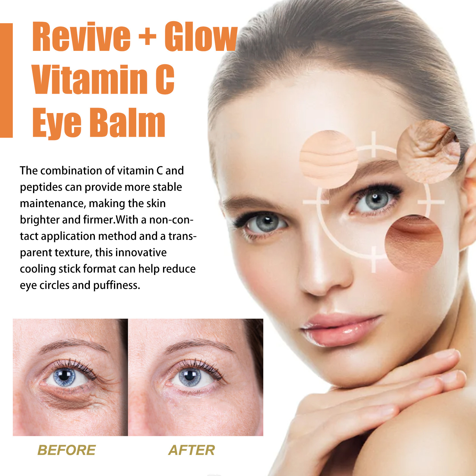 Eye Stick Vitamin C Fading Eye - Women Bags Under Eyes ulasan dan harga