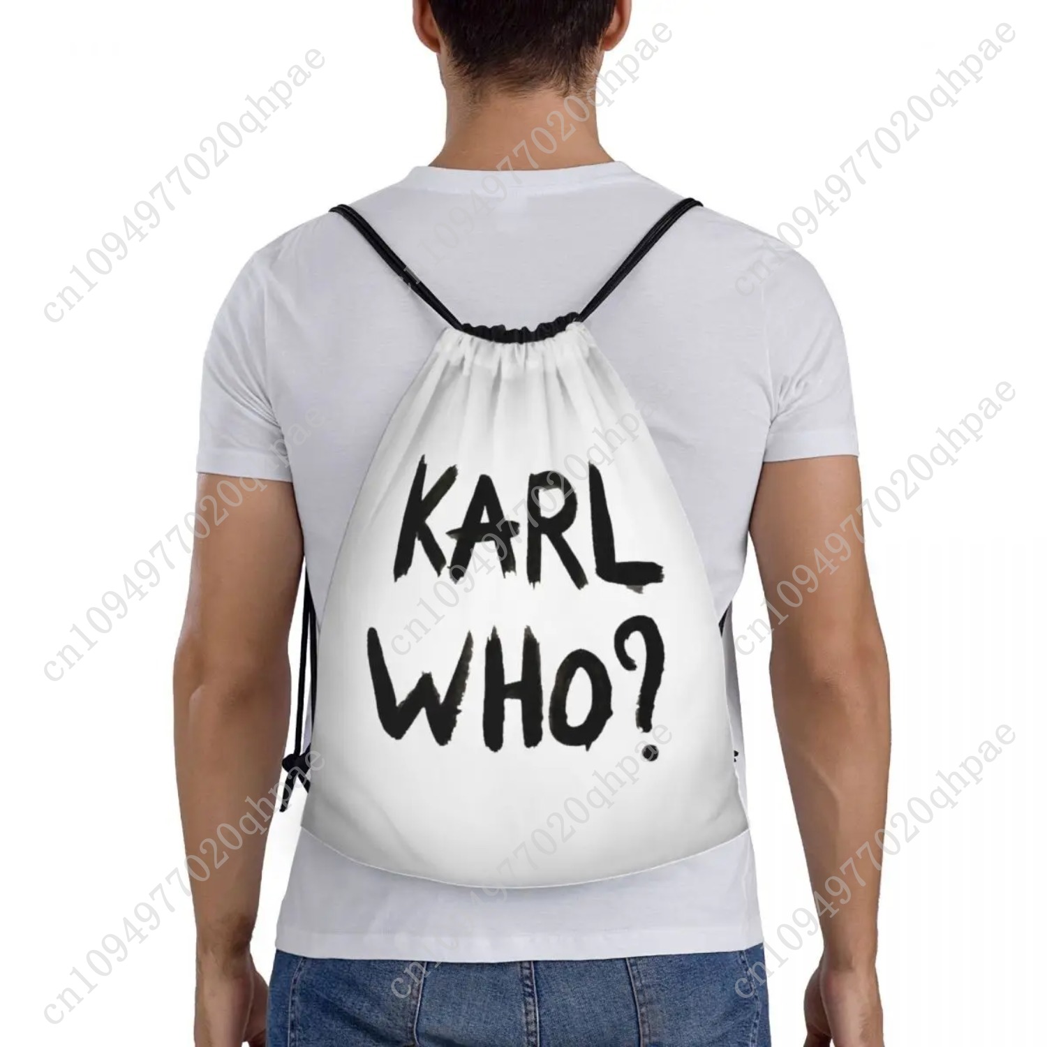 Custom Karl Who Drawstring Bag - Women'S Karl Bags ulasan dan harga