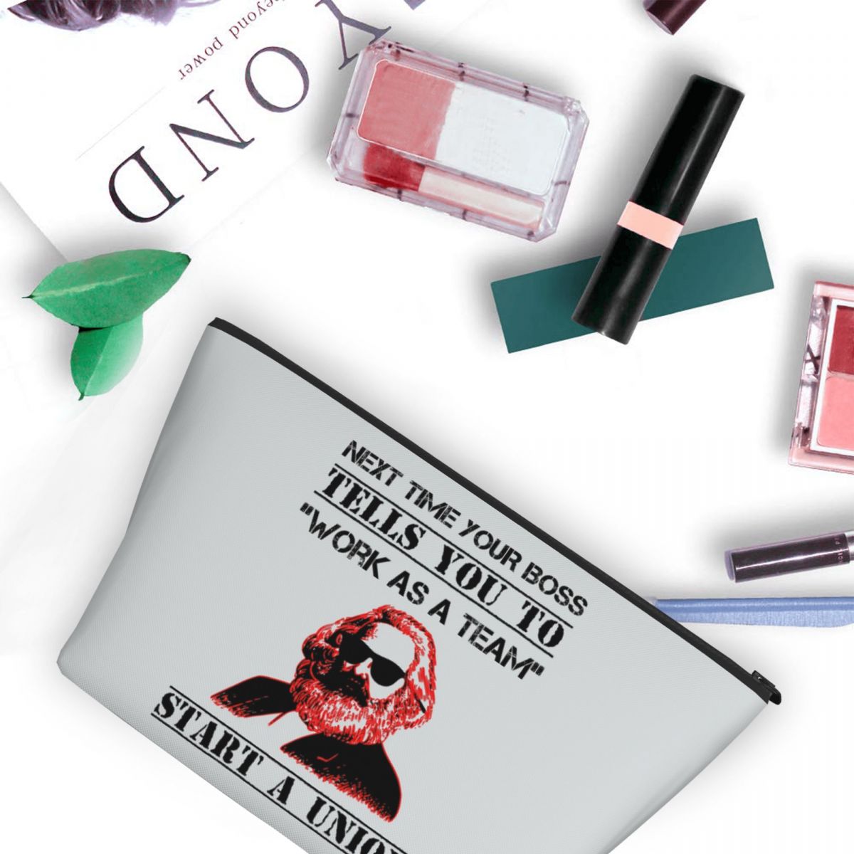 Karl Marx Makeup Bag for Women - Women'S Karl Bags ulasan dan harga