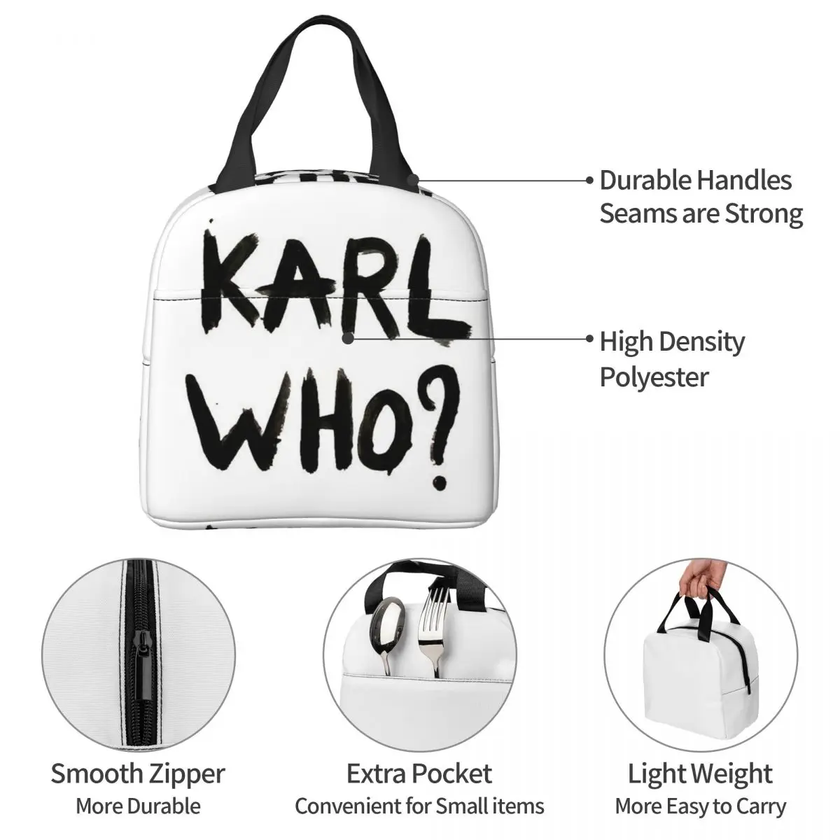 Karl Who Insulated Lunch Bag f - Women'S Karl Bags ulasan dan harga