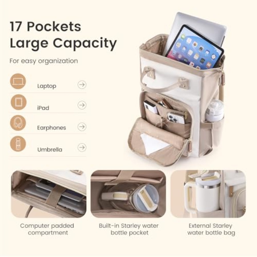 Laptop Backpack for Women Work - Women'S Bags For Work ulasan dan harga