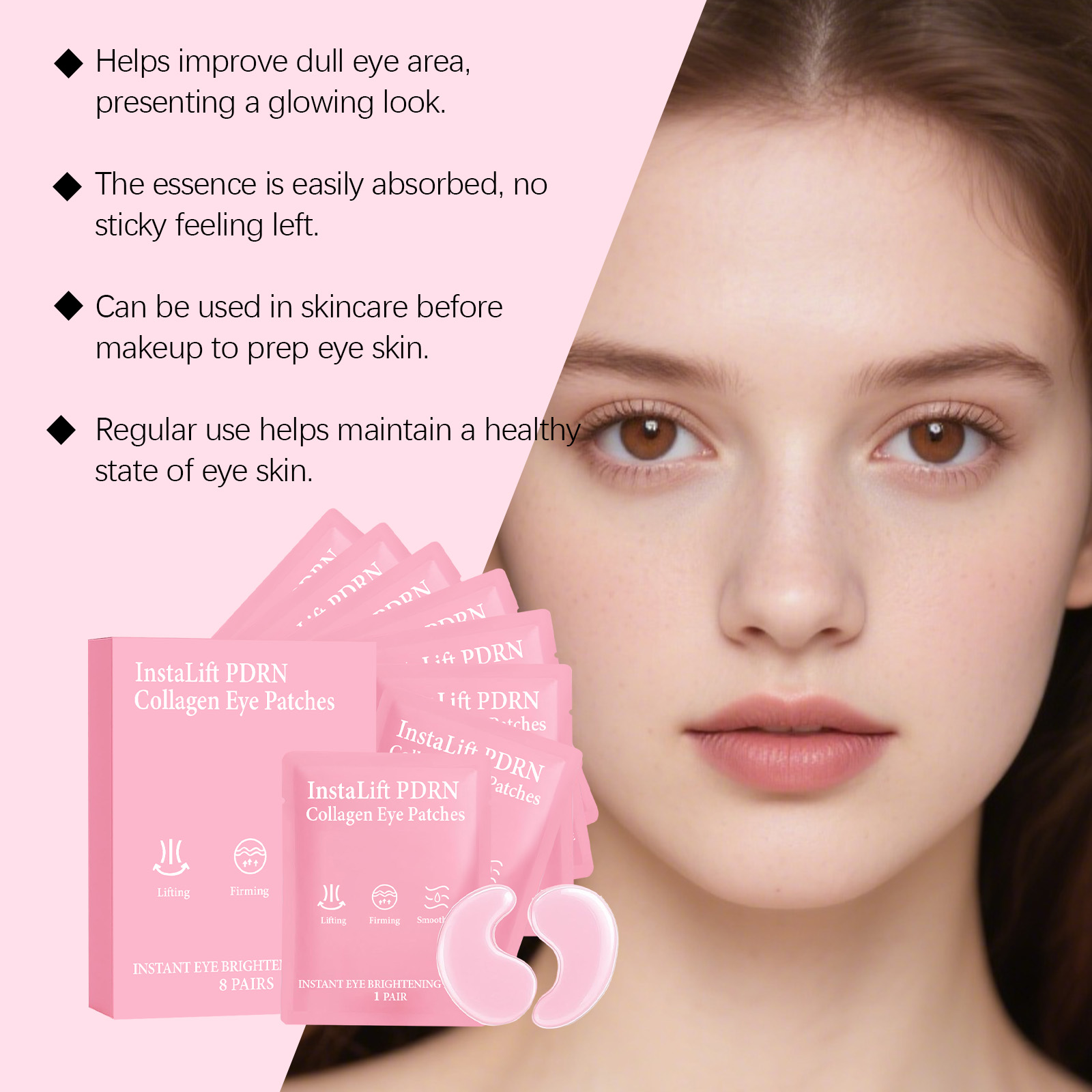 Instalift PDRN Collagen Eye Pa - Women Bags Under Eyes ulasan dan harga