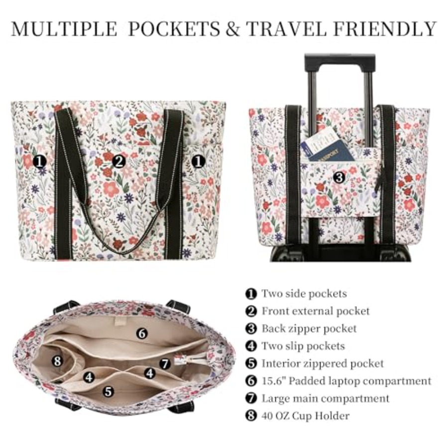 Tote Bag for Women with Laptop - Women'S Bags For Work ulasan dan harga
