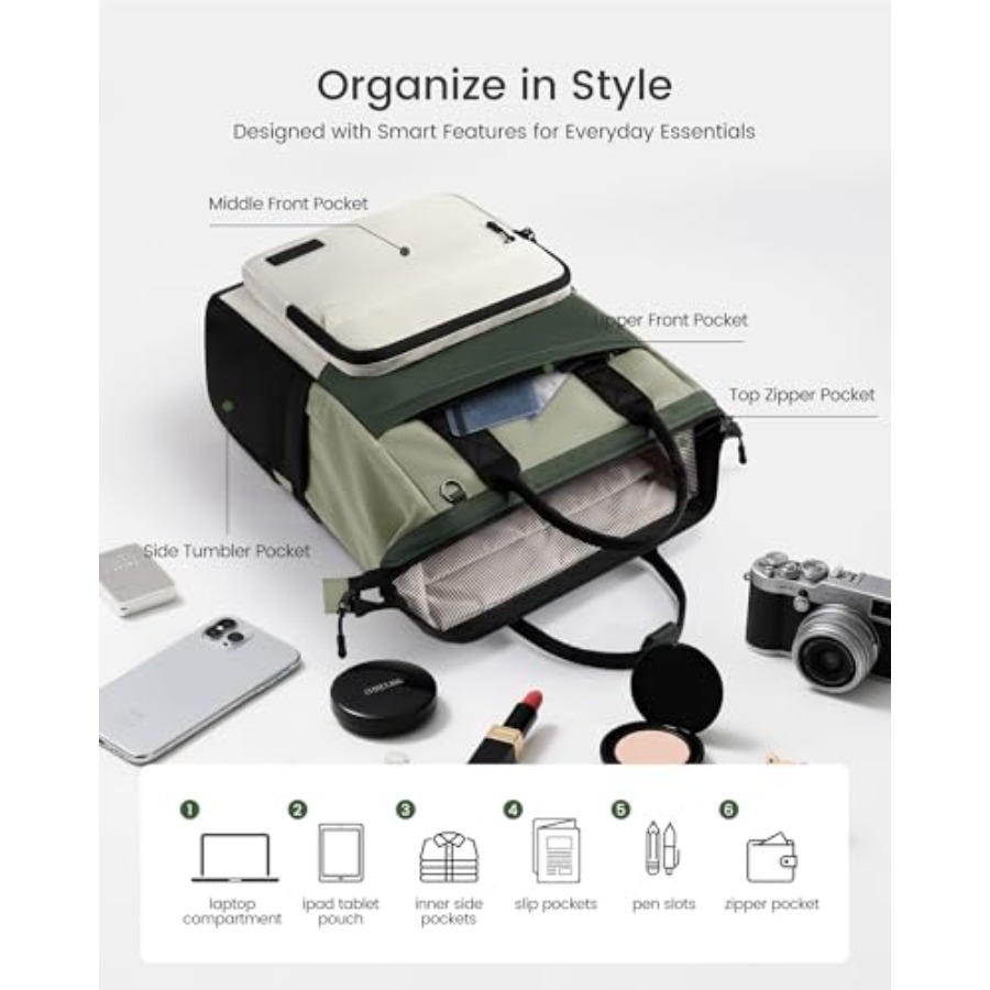 Laptop Backpack for Women Trav - Women'S Bags For Work ulasan dan harga